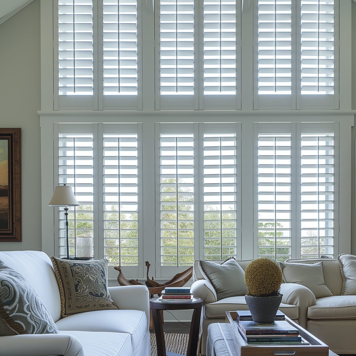 Classic plantation shutters